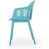 Christopher Knight Home Ladonna Outdoor Dining Chair (Set of 4), Teal
