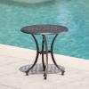 Christopher Knight Home Lola Outdoor 19″ Cast Aluminum Side Table, Bronze Finished(Side Table)
