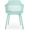 Christopher Knight Home Madeline Outdoor Dining Chair (Set of 2), Mint