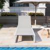Christopher Knight Home Manila Outdoor Chaise Lounge Chair, Aluminum Chaise Lounge, Adjustable Backrest Chair, Mesh Seating Recliner, Aluminum Frame for Patio Poolside Backyard, 400lbs Light Gray
