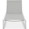Christopher Knight Home Manila Outdoor Chaise Lounge Chairs Set of 2, Aluminum Chaise Lounge, Adjustable Backrest Chair, Mesh Seating Aluminum Frame for Patio Poolside Backyard, 400lbs Light Gray