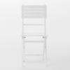 Christopher Knight Home Positano Outdoor Acacia Wood Foldable Dining Chairs, 4-Pcs Set, Pu/ White
