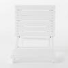 Christopher Knight Home Positano Outdoor Acacia Wood Foldable Dining Chairs, 4-Pcs Set, Pu/ White
