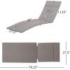 Christopher Knight Home Salem Lounge Cushions, 2-Pcs Set, Charcoal