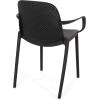Christopher Knight Home Yanira Outdoor Dining Chair (Set of 2), Black