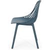 Delora Outdoor Modern Dining Chair (Set of 2), Green