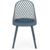 Delora Outdoor Modern Dining Chair (Set of 2), Green