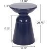 Pelon Outdoor Side Tables – Navy Blue