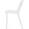 Raevyn Outdoor Modern Stacking Dining Chair (Set of 2), White