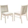 Christopher Knight Home Ambrose Dining Chair, 20.5 “W x 24 “D x 35.5 “H, Bleach+Beige+Grey(Bleach+beige+grey)