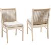 Christopher Knight Home Ambrose Dining Chair, 20.5 “W x 24 “D x 35.5 “H, Bleach+Beige+Grey(Bleach+beige+yellow)