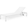 Christopher Knight Home Cape Coral Outdoor Aluminum Chaise Lounge with Mesh Seat, Grey / Dark Grey(White)