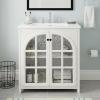 Christopher Knight Home Grele 31″ Vintage Bathroom Vanity with Sink Combo, Modern Freestanding Bathroom Sink Cabinet with Adjustable Shelf, Bathroom Storage Cabinet with Sink Combo Set, Antique White(Antique White)