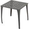 Christopher Knight Home Kai Outdoor 18″ Cast Aluminum Side Table, Bronze Finished(Classic)