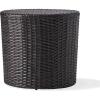 Christopher Knight Home Keaton Wicker Barrel Side Table, Multibrown 16.75 inches high x 17.5 inches wide 17.5 inches deep(Table)