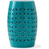 Christopher Knight Home Lilac Outdoor 12″ Iron Side Table, Teal