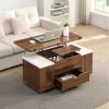 Walnut + White