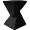 Christopher Knight Home Manuel Weight Concrete Accent Table, Light Gray(Black)