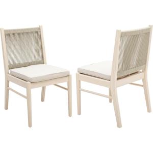 Christopher Knight Home Ambrose Dining Chair, 20.5 “W x 24 “D x 35.5 “H, Bleach+Beige+Grey(Bleach+beige+grey)