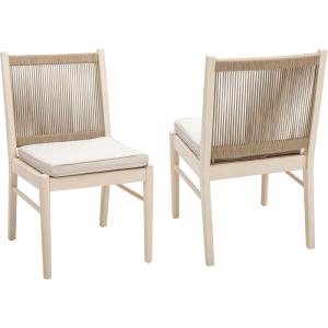 Christopher Knight Home Ambrose Dining Chair, 20.5 “W x 24 “D x 35.5 “H, Bleach+Beige+Grey(Bleach+beige+yellow)
