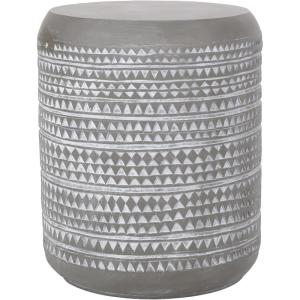 Christopher Knight Home Ardson End Table, Concrete + White