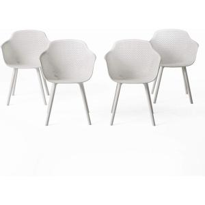 Christopher Knight Home Davina Outdoor Dining Chair (Set of 4), Yellow(White)