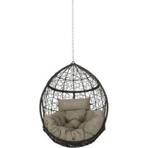 Christopher Knight Home Hammock/Swing, Black + Gray(Multi-brown + Khaki)