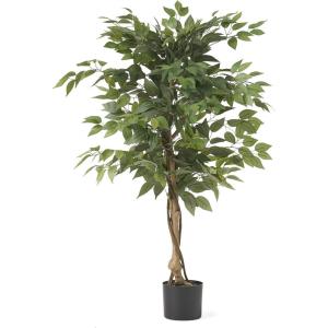 Christopher Knight Home Harney 4′ x 2′ Artificial Ficus Tree, Green(5ft)