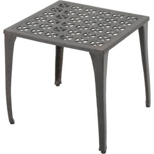 Christopher Knight Home Kai Outdoor 18″ Cast Aluminum Side Table, Bronze Finished(Classic)