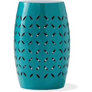 Christopher Knight Home Lilac Outdoor 12″ Iron Side Table, Teal