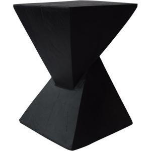 Christopher Knight Home Manuel Weight Concrete Accent Table, Light Gray(Black)