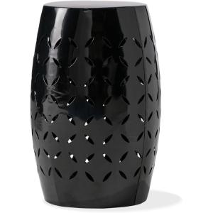 Christopher Knight Home Ruby Outdoor 12″ Iron Side Table, White(Lilacc black)