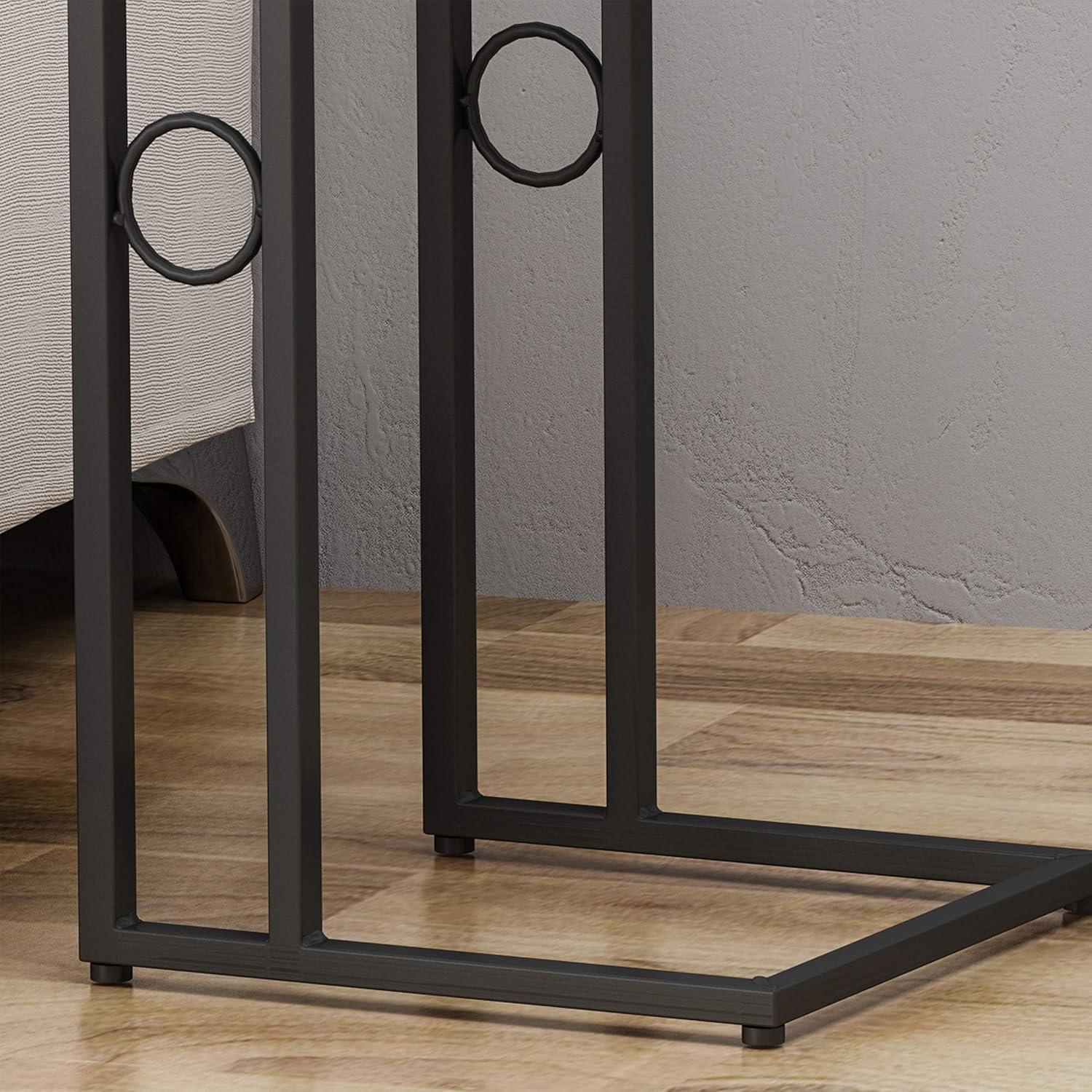 imageChristopher Knight Home Agnes Modern C Side Table Set of 2 Black