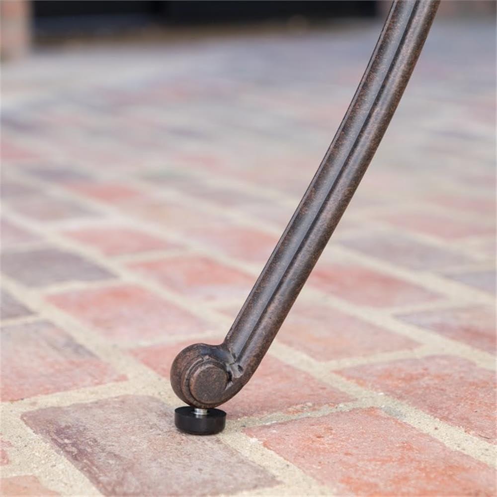 imageChristopher Knight Home Alfresco Outdoor 37quot Cast Aluminum Round Bar Table Bronze