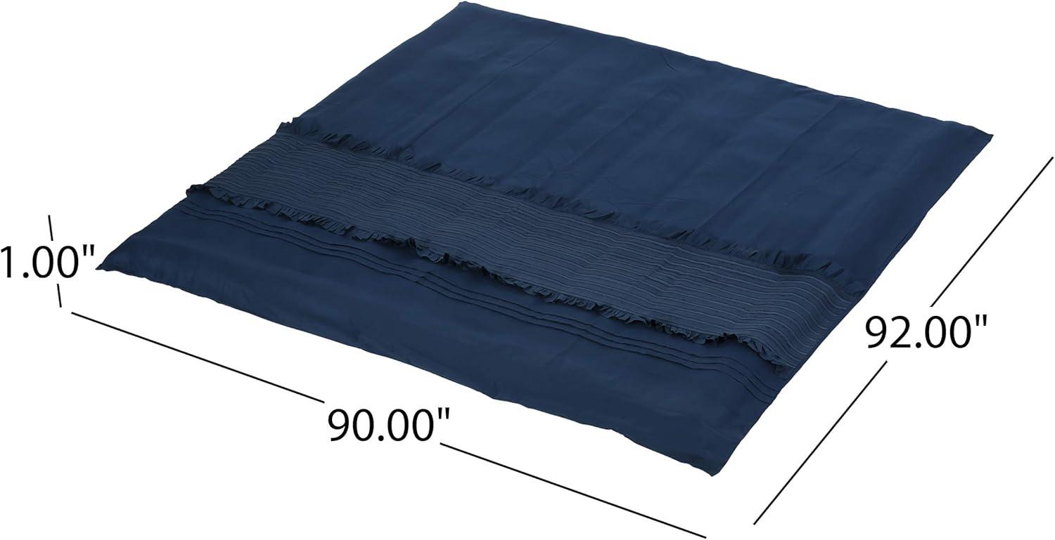 imageChristopher Knight Home Arian Queen Size Fabric Duvet Navy