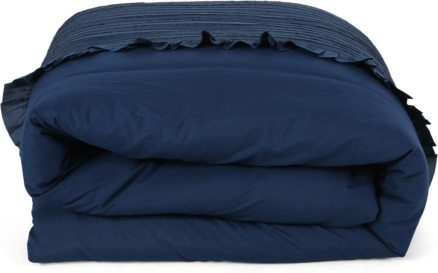 imageChristopher Knight Home Arian Queen Size Fabric Duvet Navy