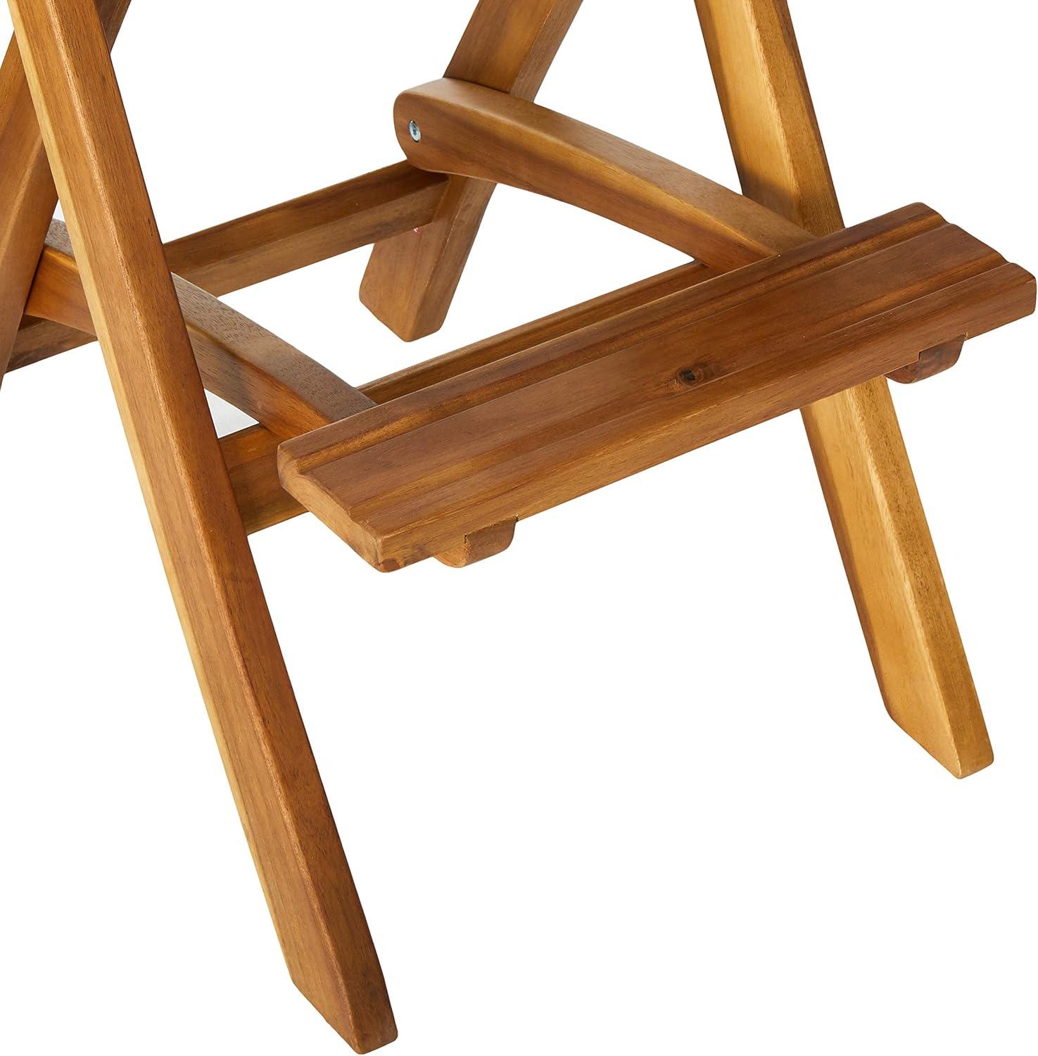 imageChristopher Knight Home Atlantic Outdoor Foldable Wood Barstool 31quot Natural WoodCream