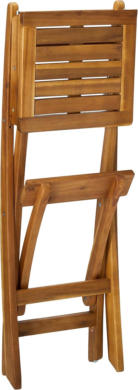 imageChristopher Knight Home Atlantic Outdoor Foldable Wood Barstool 31quot Natural WoodCream
