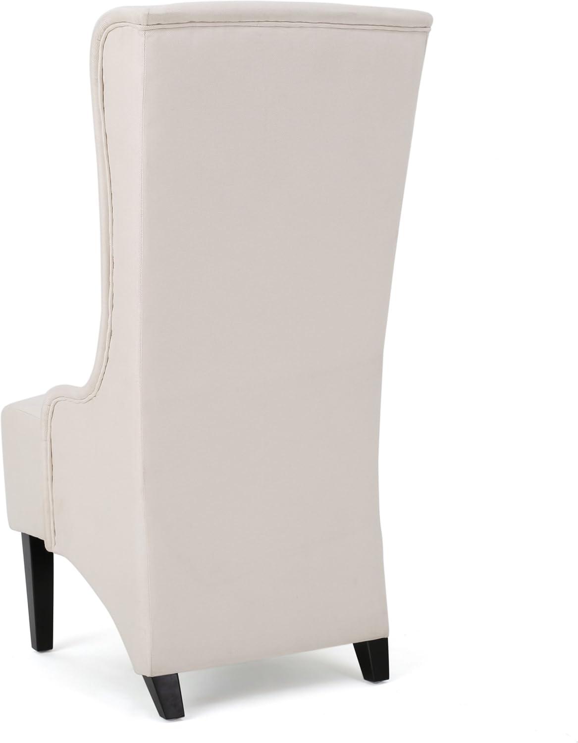imageChristopher Knight Home Callie Fabric Dining Chair Beige 2325quot x 2875quot x 4625quotBeige