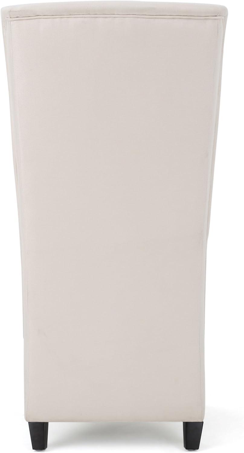 imageChristopher Knight Home Callie Fabric Dining Chair Beige 2325quot x 2875quot x 4625quotBeige