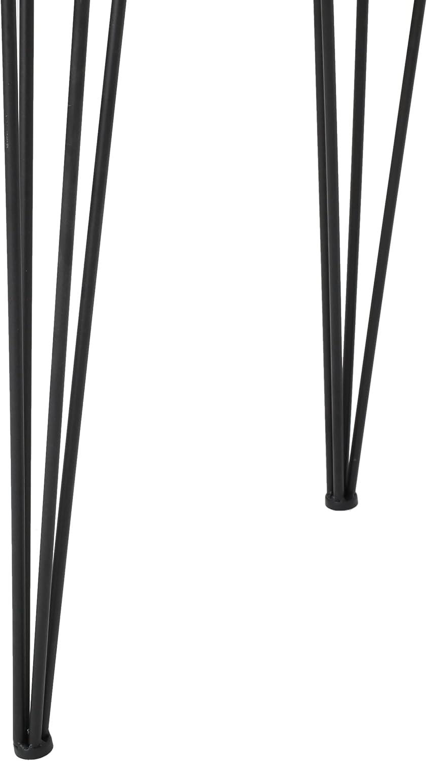 imageChristopher Knight Home Chana Industrial Faux Live Edge Rectangular Dining Table Natural Black