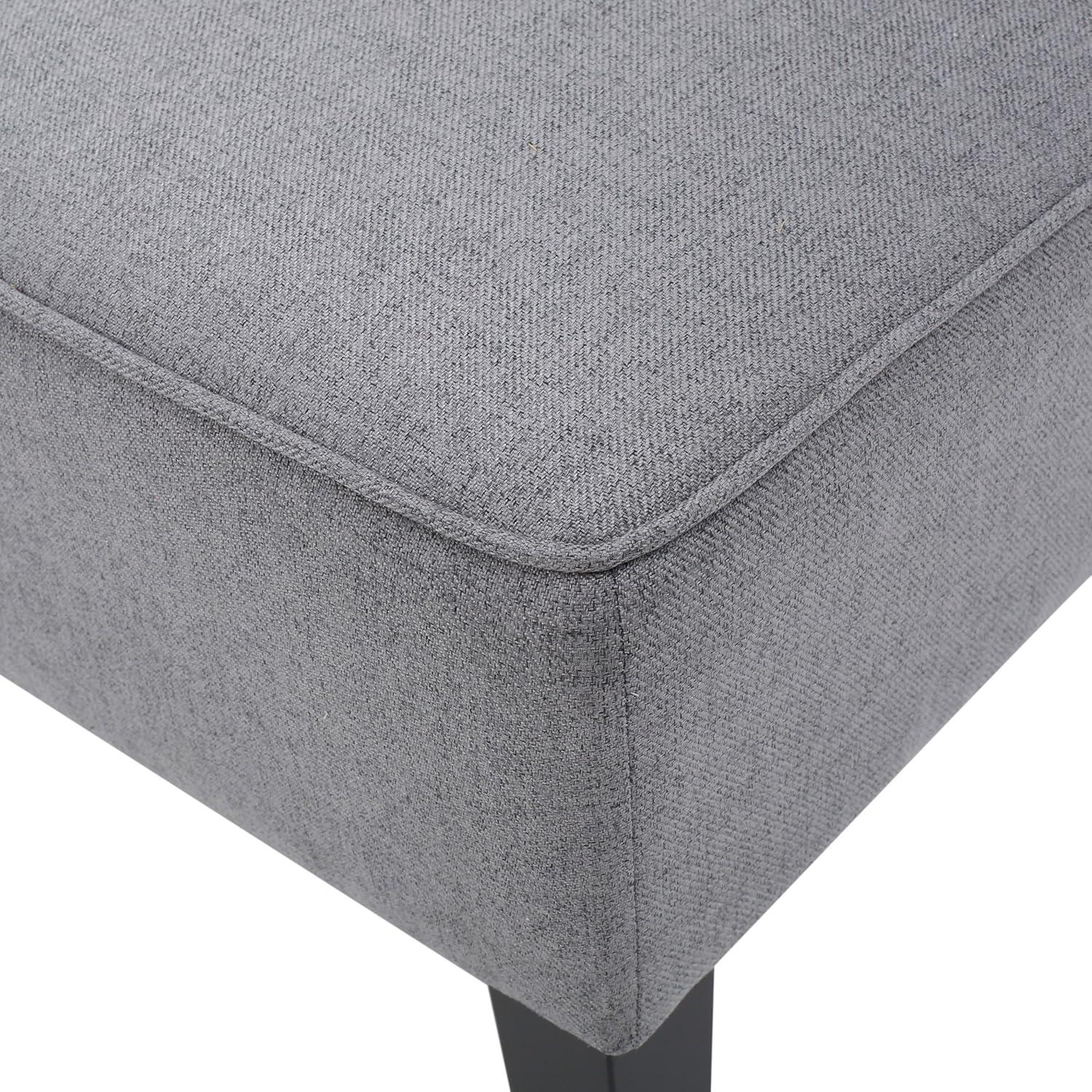 imageChristopher Knight Home Dejon Modern Fabric Loveseat Gray Matte Black Dimensions 3000D x 5000W x 3220H
