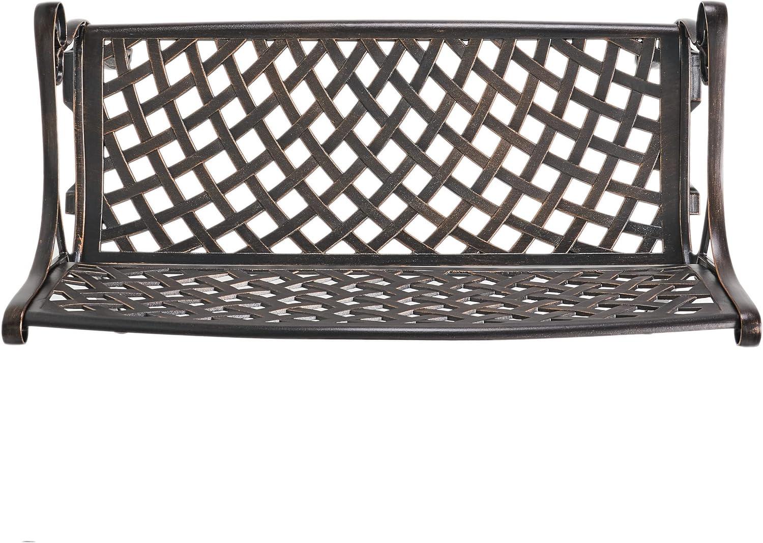 imageChristopher Knight Home Eastwood Antique Copper Cast Aluminum Bench