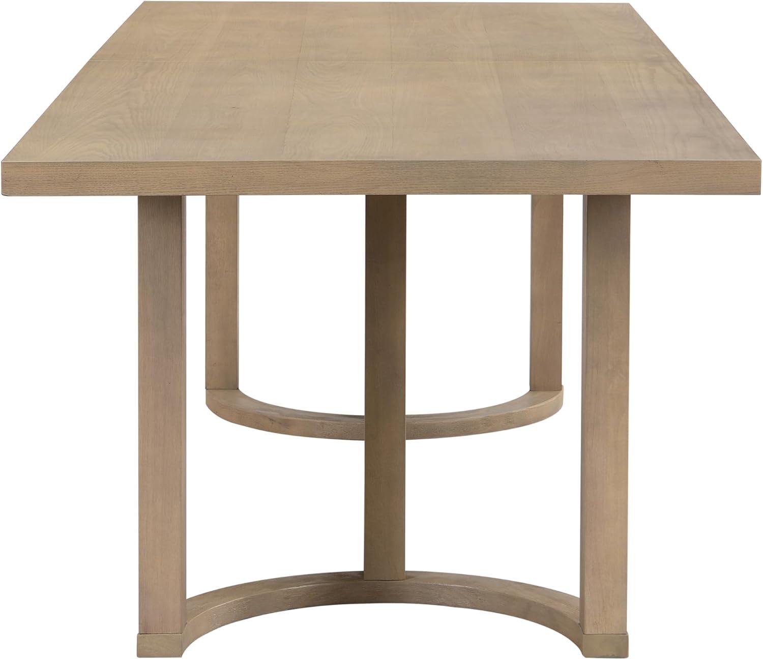 imageChristopher Knight Home Enat 7Piece Wooden Dining Table Set for 6 Modern Kitchen Table and Chair Set for 6 Contemporary Dining Room Furniture Set with 6 Upholstered Armchairs Natural AshBeigeNatural Ashbeige
