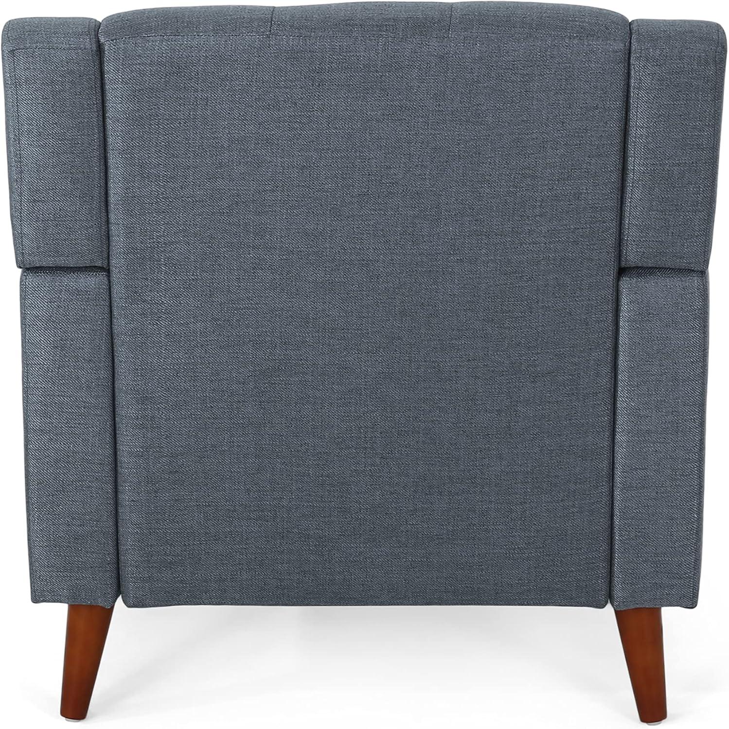 imageChristopher Knight Home Evelyn Mid Century Modern Fabric Arm Chair Dark Gray WalnutChair