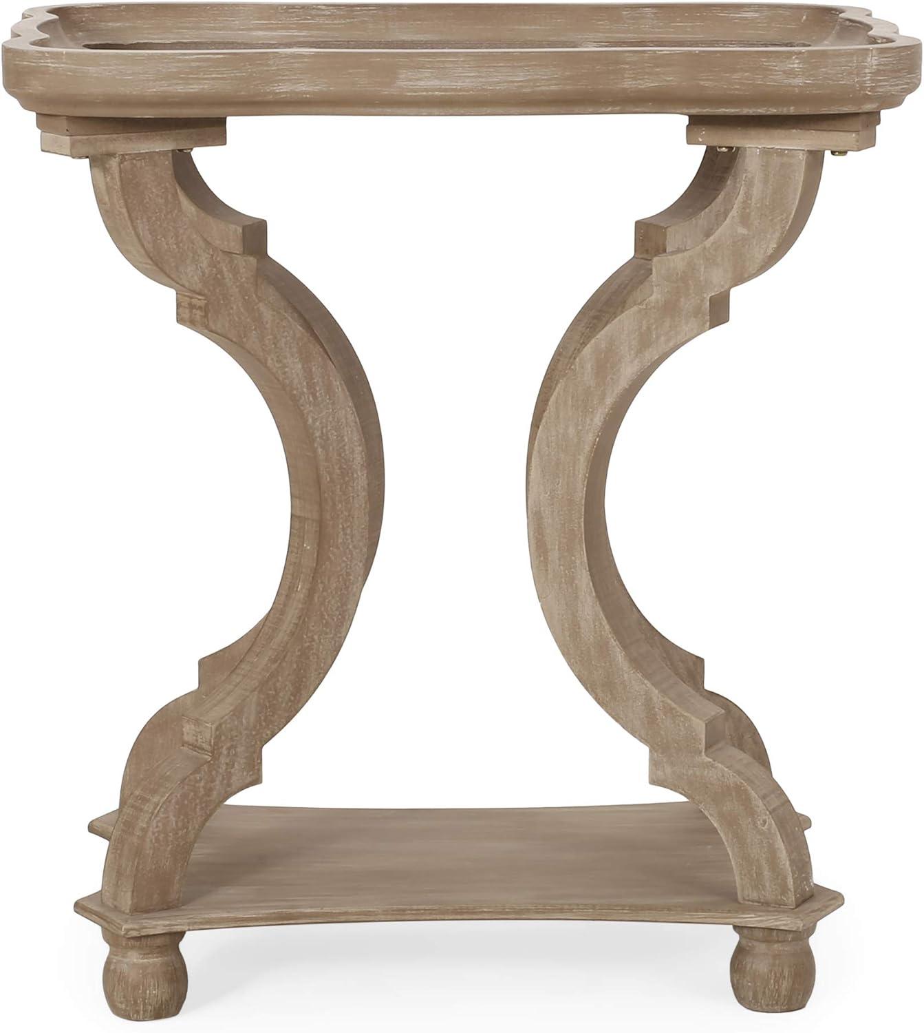 imageChristopher Knight Home Fannie French Country Accent Table with Rectangular Top Natural