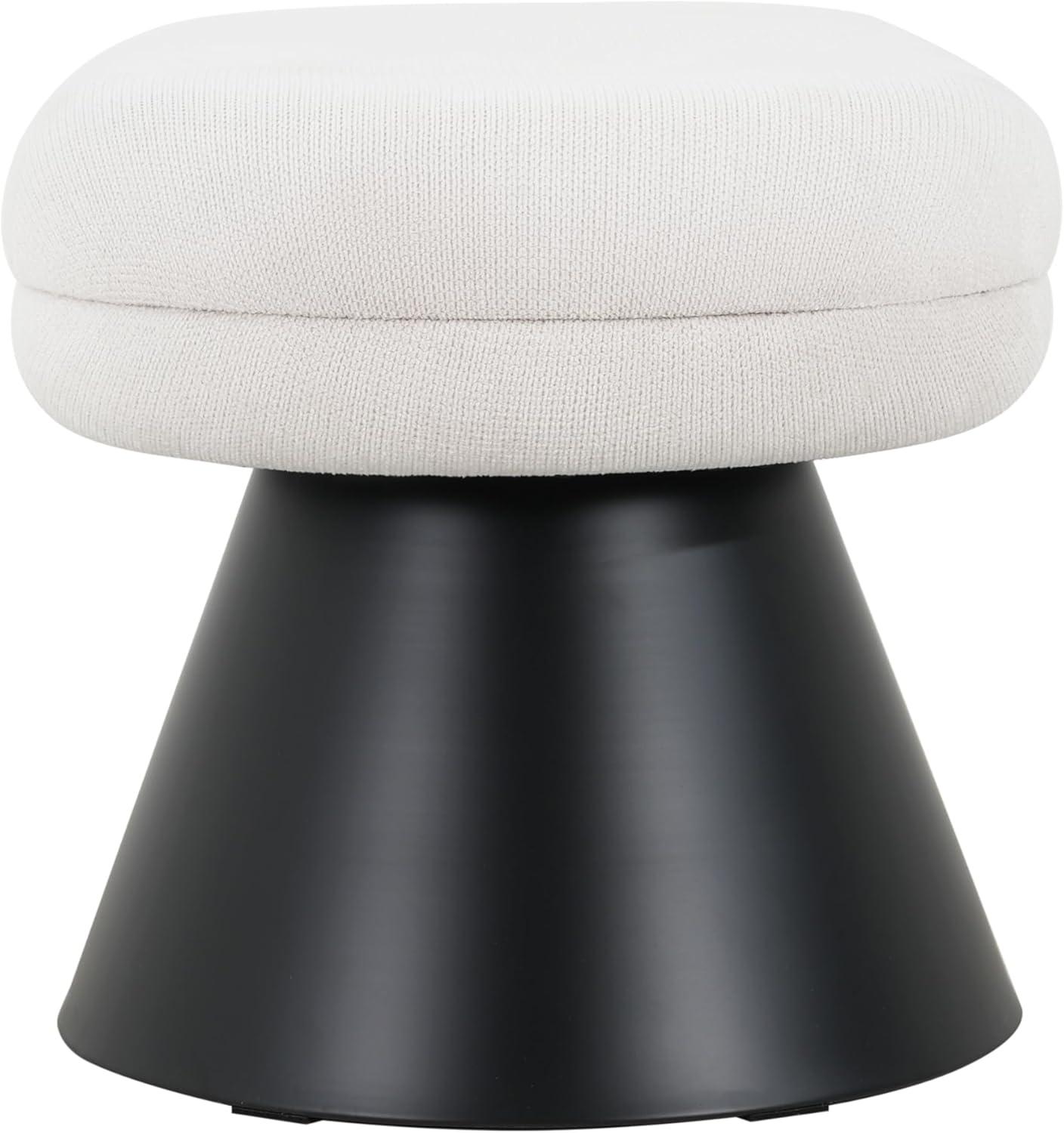 imageChristopher Knight Home Hadley Oval Dining Bench Fabric Upholstered Ottoman Bench Living Room Entryway Bench Bedroom End of Bed Footstool Kitchen Extra Seat Large Dining Chair Light BeigeBlackLight Beigeblack