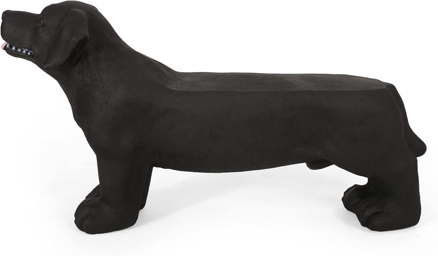 imageChristopher Knight Home Hyrum Outdoor Bench Matte Black Black