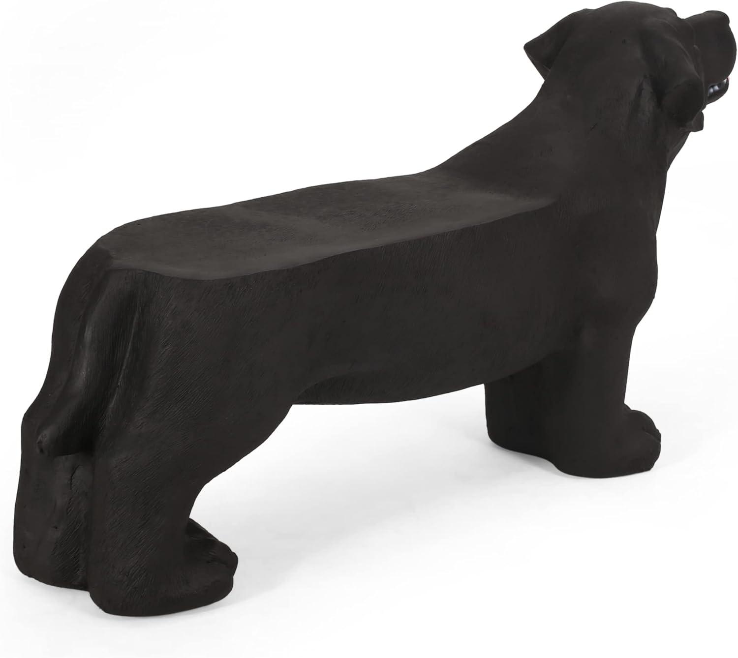imageChristopher Knight Home Hyrum Outdoor Bench Matte Black Black