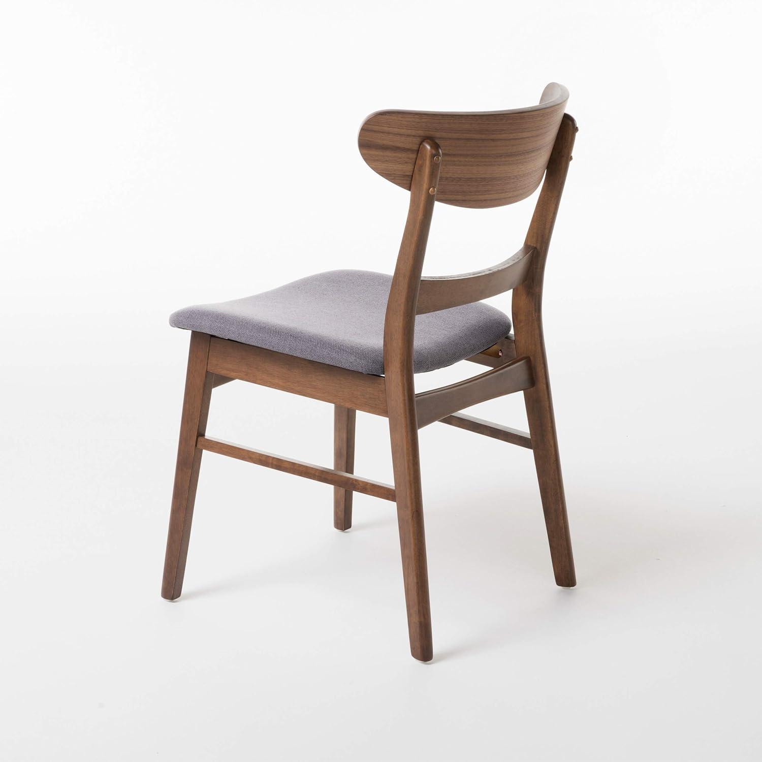 imageChristopher Knight Home Idalia Dining Chairs 2Pcs Set Dark Grey Walnut Finish